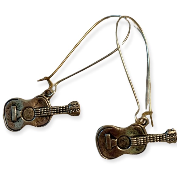 Guitar earrings - Picture 1 of 8